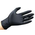 Guantes de nitrilo industrial negro desechable de 9 pulgadas